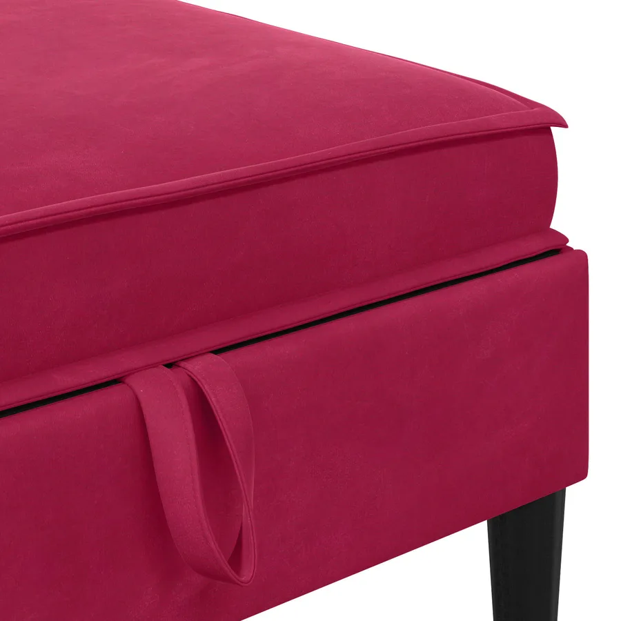 Ensemble de meubles pour le salon 6 pcs Bordeaux Velours - 7