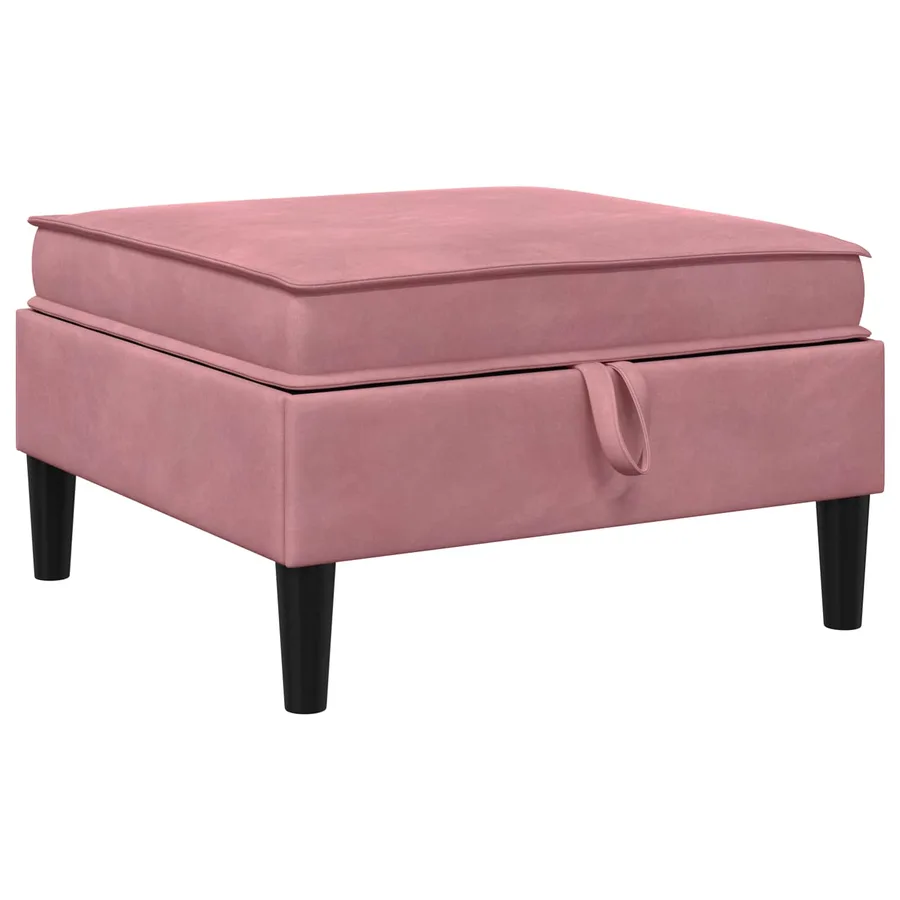 Ensemble de meubles pour le salon 5 pcs Rose Velours - 6