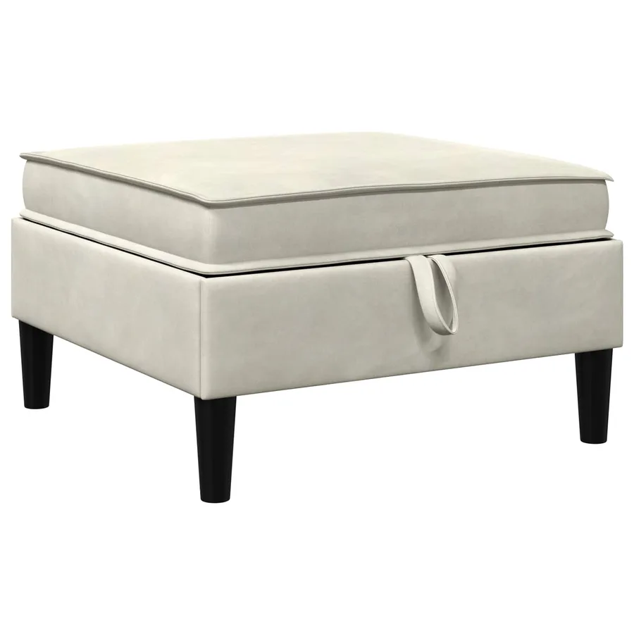 Ensemble de meubles pour le salon 4 pcs Crème Velours - 6