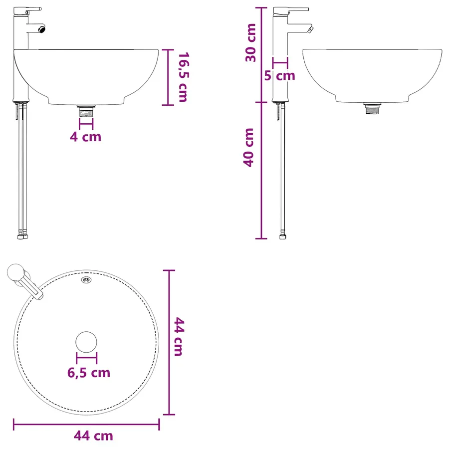 Ensemble de mobilier de salle de bain 2 pcs Bois ancien - 11