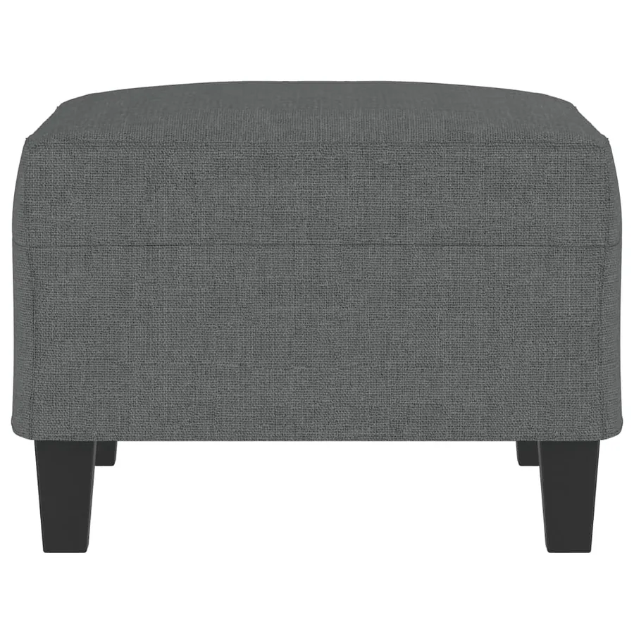Repose-pied Gris foncé 70x55x41 cm Tissu - 4