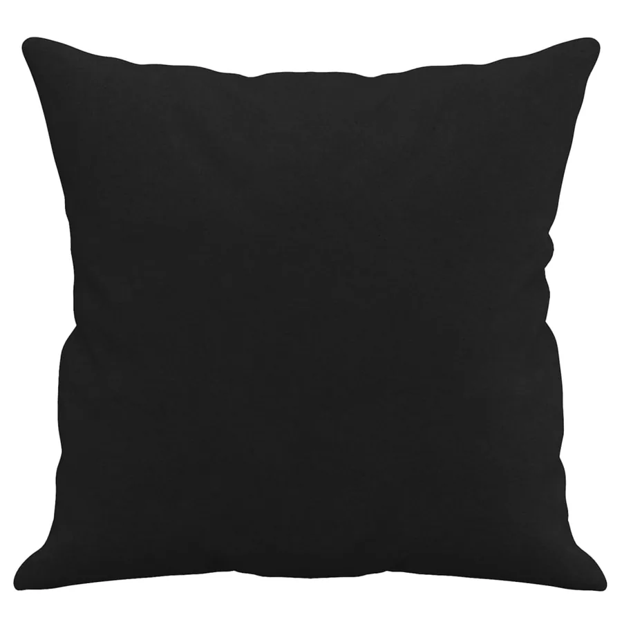 Coussins décoratifs lot de 2 Noir 40x40 cm Tissu microfibre - 4