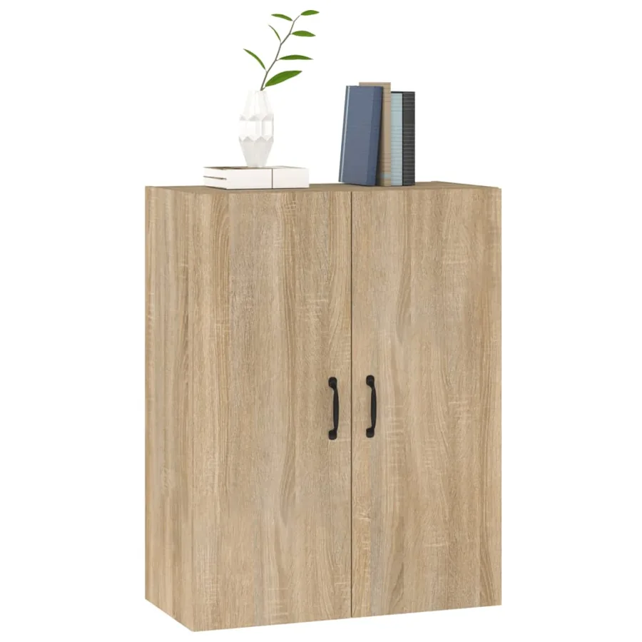 Armoire suspendue Chêne sonoma 69,5x34x90 cm Bois d'ingénierie - 4