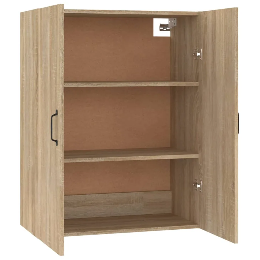 Armoire suspendue Chêne sonoma 69,5x34x90 cm Bois d'ingénierie - 8