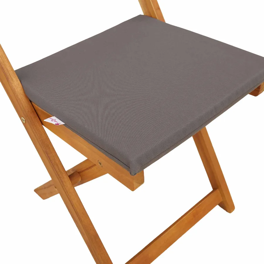 Chaises de bistrot d'extérieur 6 pcs Gris foncé 40 x 53 x 80 cm - 10