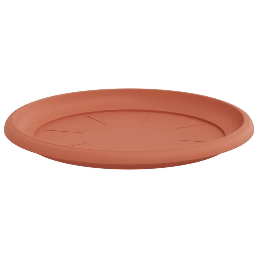 Pots de plantes 6 pcs Rouge brique Ø 39 x 32 cm Plastique - 7