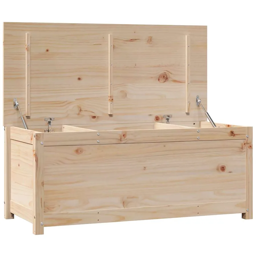 Boîte de rangement 110x50x45,5 cm Bois massif de pin - 9