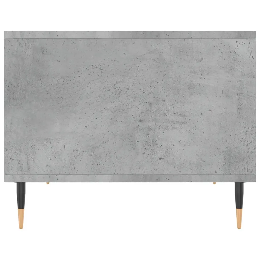 Table basse gris béton 60x50x40 cm bois d'ingénierie - 5