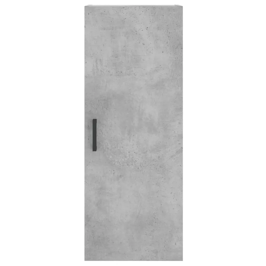 Buffet haut Gris béton 34,5x34x180 cm Bois d'ingénierie - 6
