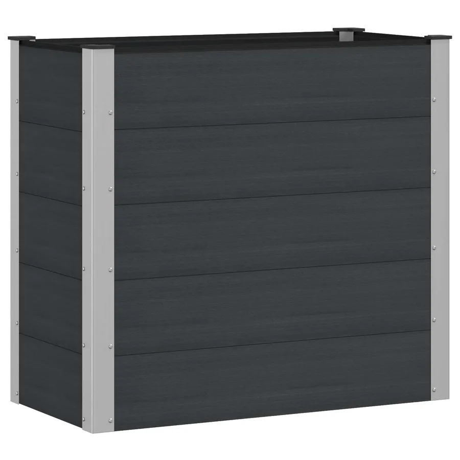 Jardinière surélevée Noir 100 x 50 x 91 cm - 2