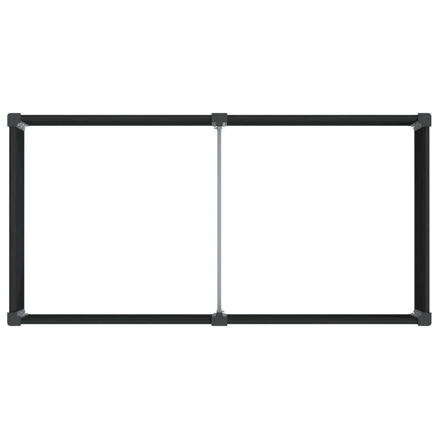 Jardinière surélevée Noir 100 x 50 x 91 cm - 5