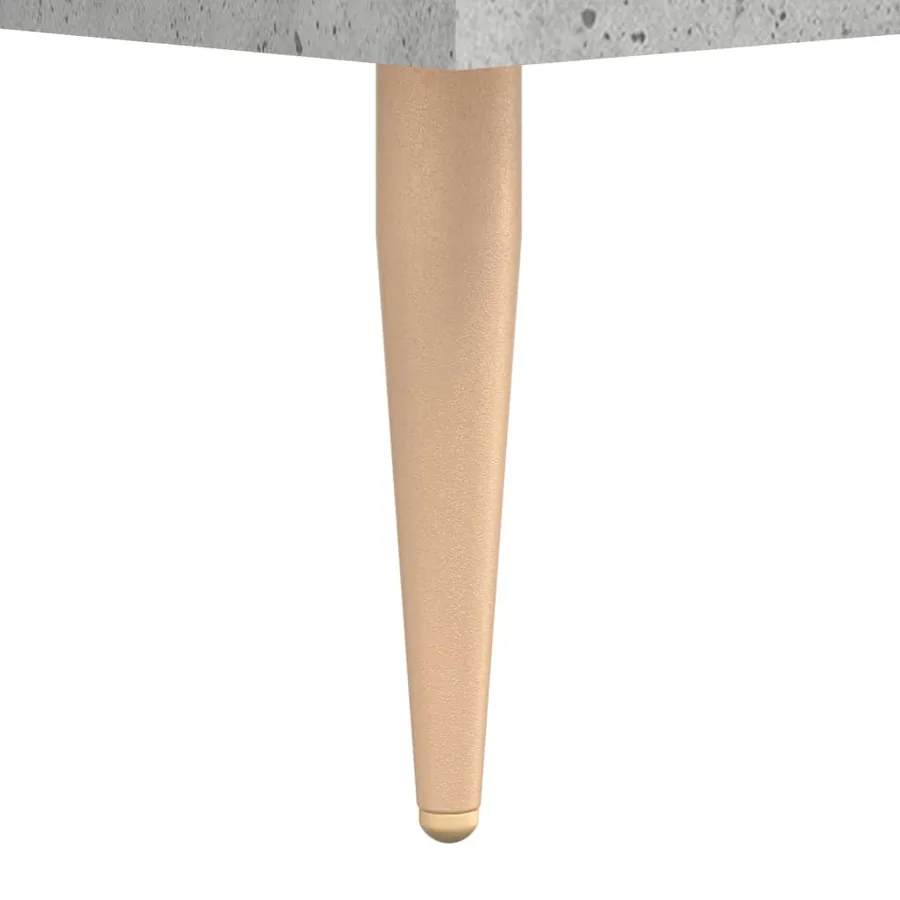 Buffet gris béton 100x36x60 cm bois d'ingénierie - 11