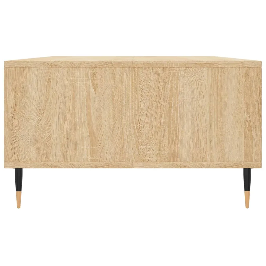 Table basse chêne sonoma 104x60x35 cm bois d'ingénierie - 7