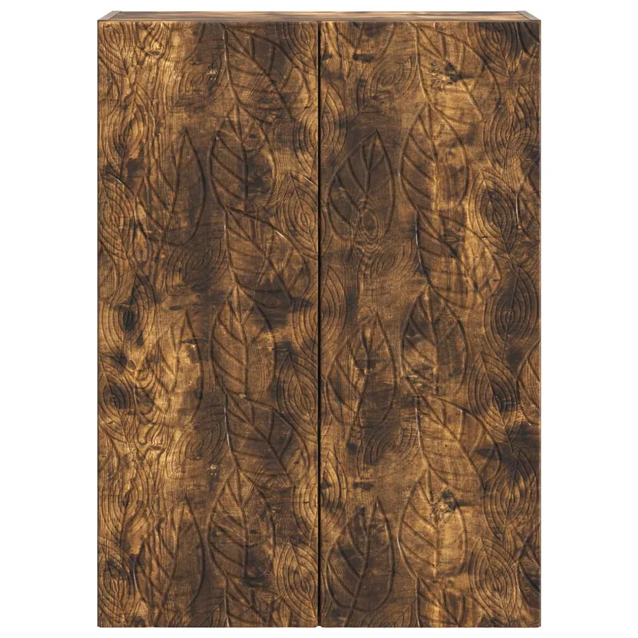 Armoire Murale Chêne fumé 66 x 34,5 x 90 cm Bois d'ingénierie - 4