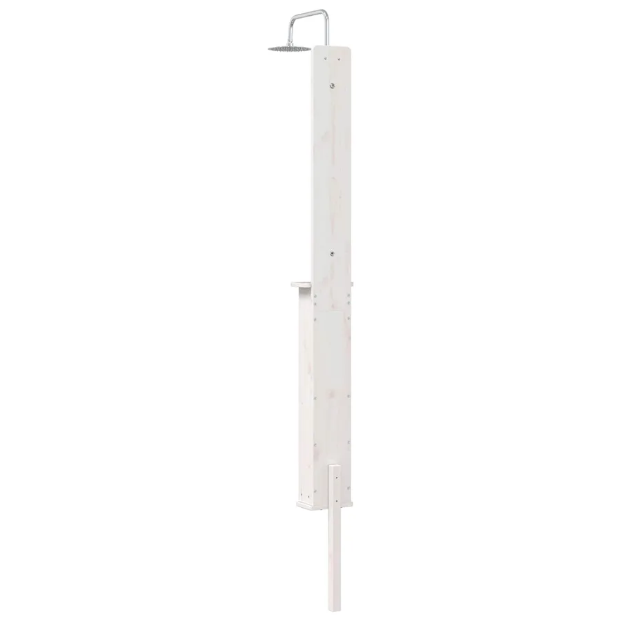 Douche d'extérieur 246 cm Blanc - 6