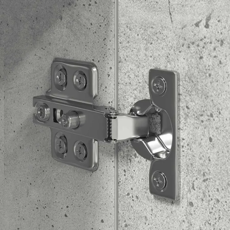 Ensemble de meubles TV 4 pcs Gris béton Bois d'ingénierie - 10