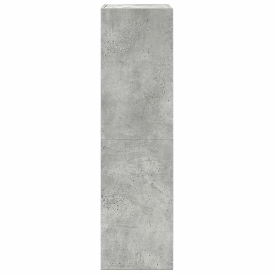 Ensemble de meubles TV 4 pcs Gris béton Bois d'ingénierie - 6