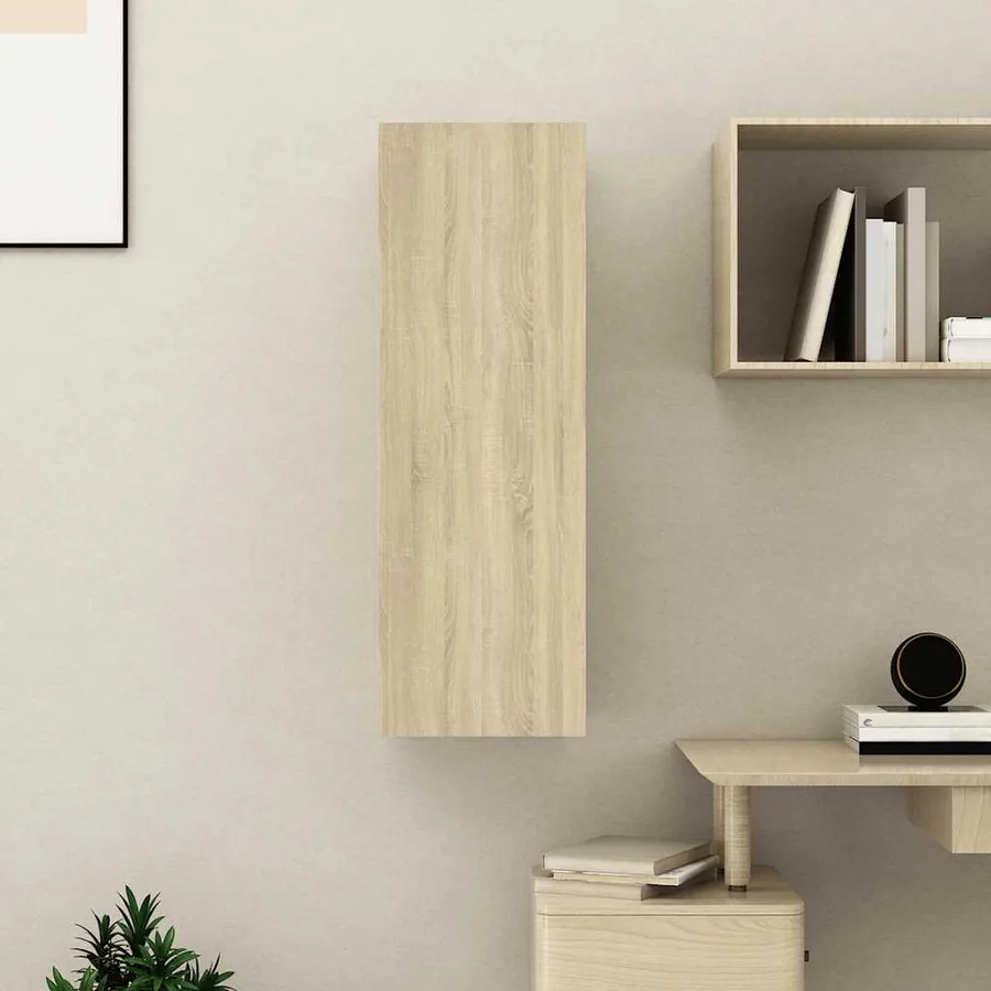 Meuble TV Chêne sonoma 30,5x30x90 cm Bois d’ingénierie - 11