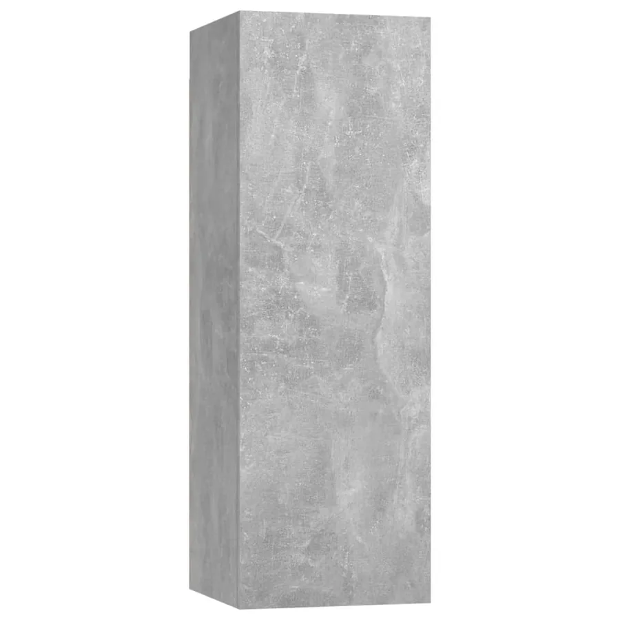 Ensemble de meubles TV 6 pcs Gris béton Bois d'ingénierie - 6