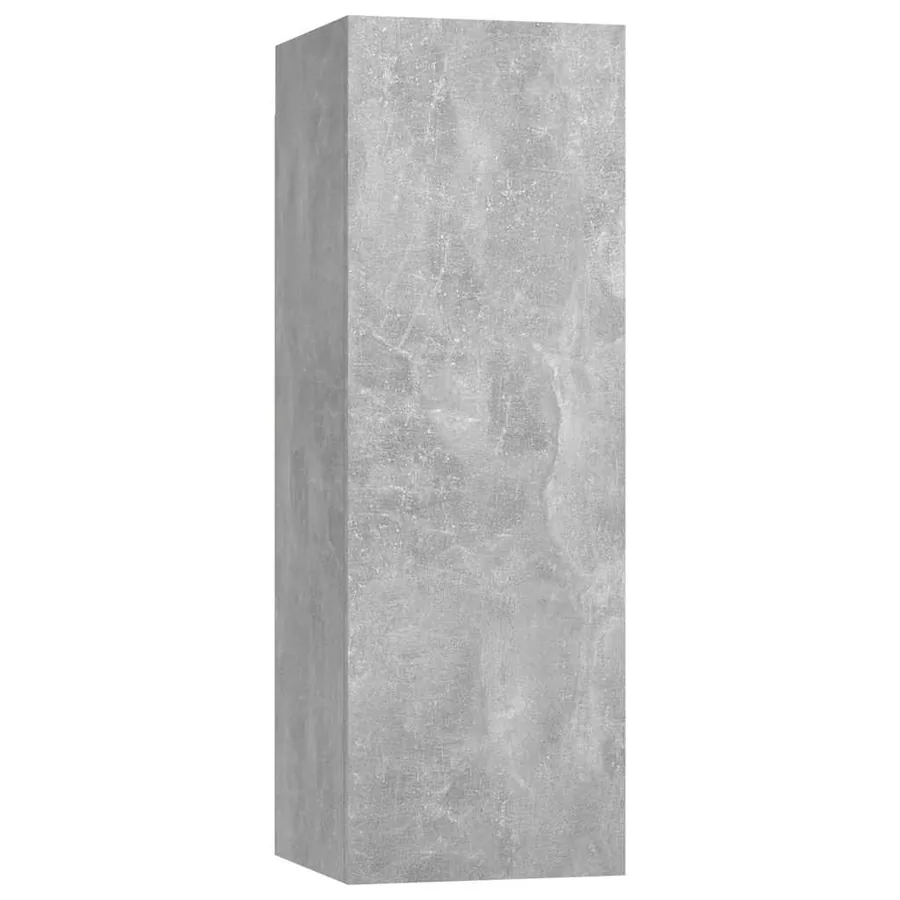 Meuble TV Gris béton 30,5x30x90 cm Bois d’ingénierie - 2