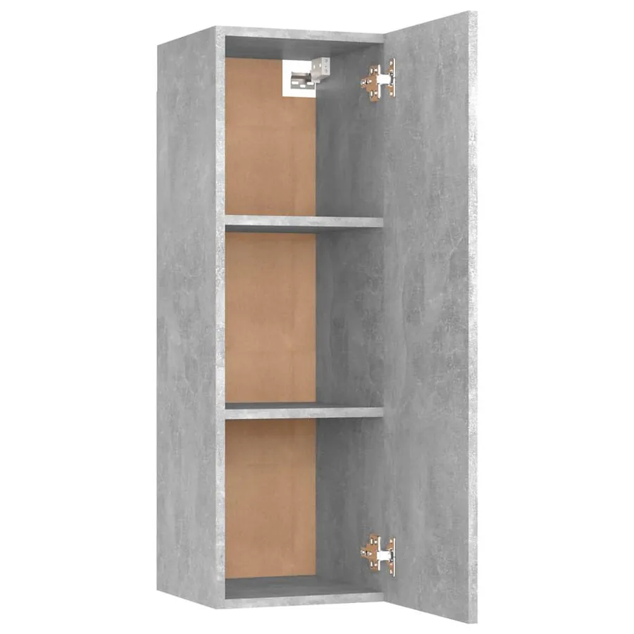Meuble TV Gris béton 30,5x30x90 cm Bois d’ingénierie - 5