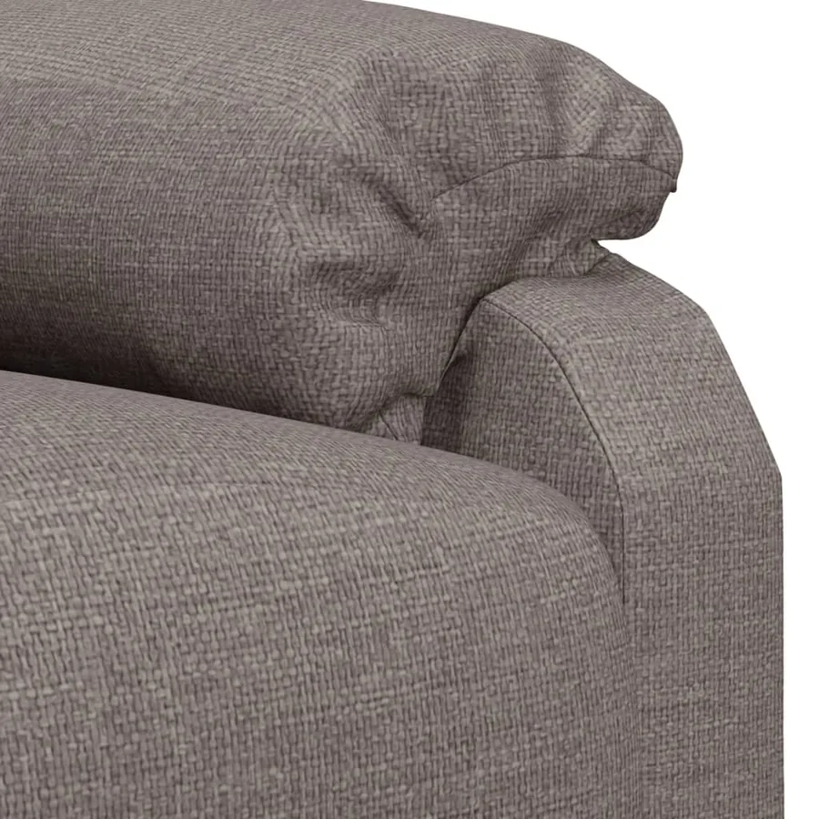 Fauteuil inclinable électrique Taupe Tissu - 8