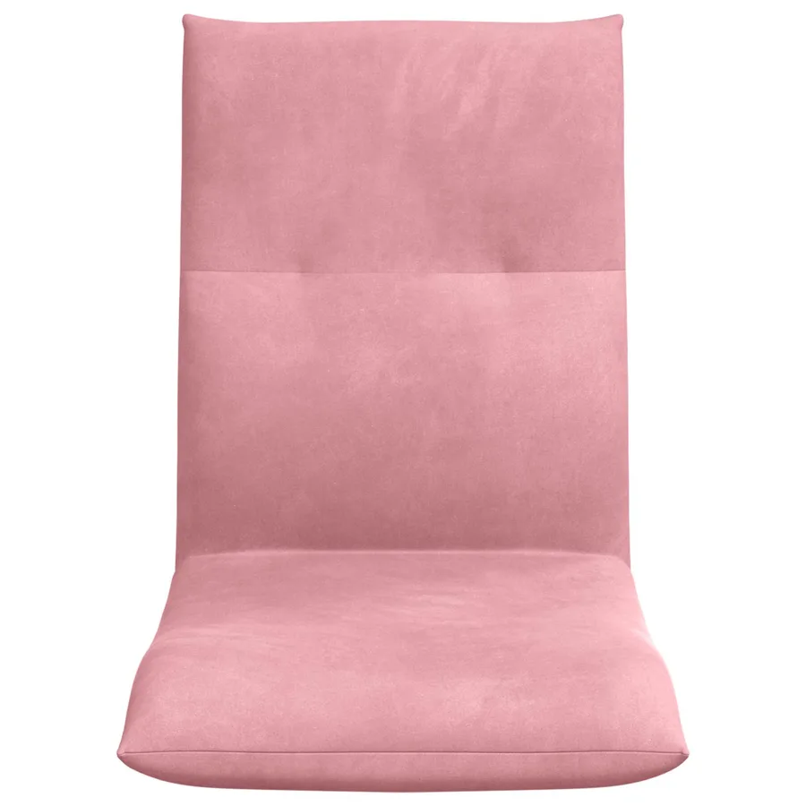 Fauteuil de sol ajustable Rose Velours - 4