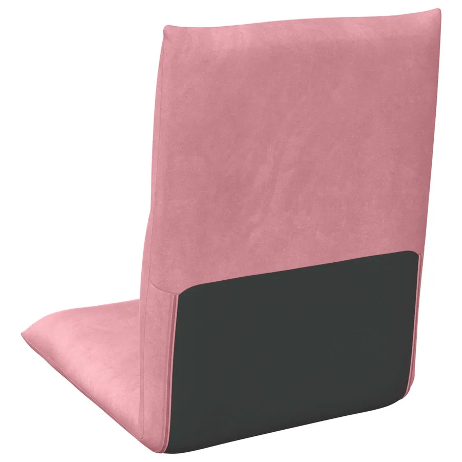 Fauteuil de sol ajustable Rose Velours - 6