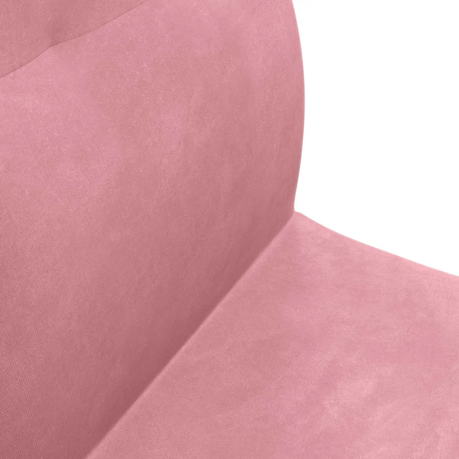 Fauteuil de sol ajustable Rose Velours - 7