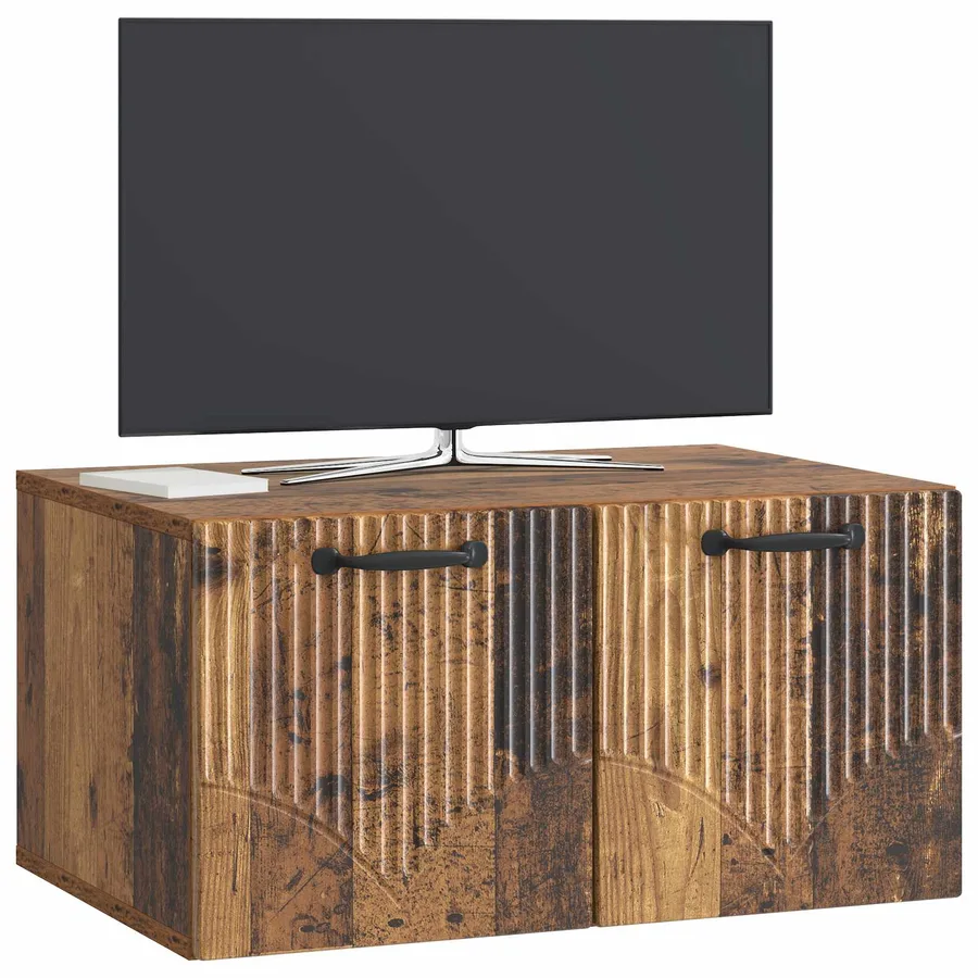 Meuble TV mural Bois ancien 59,5 x 41 x 30 cm Bois d'ingénierie - 3