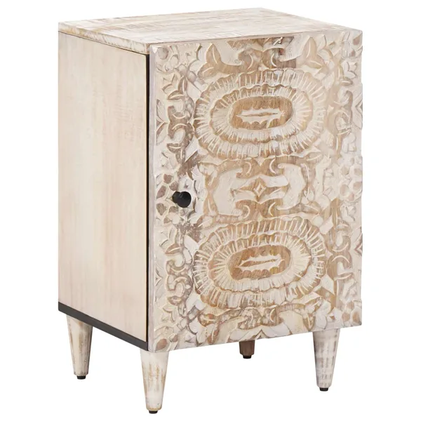Armoire de salle de bain avec stockage Blanc 38 x 33,5 x 58 cm