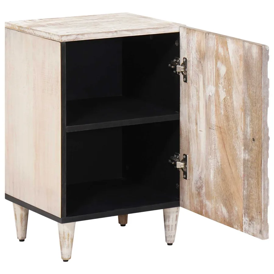 Armoire de salle de bain avec stockage Blanc 38 x 33,5 x 58 cm - 2