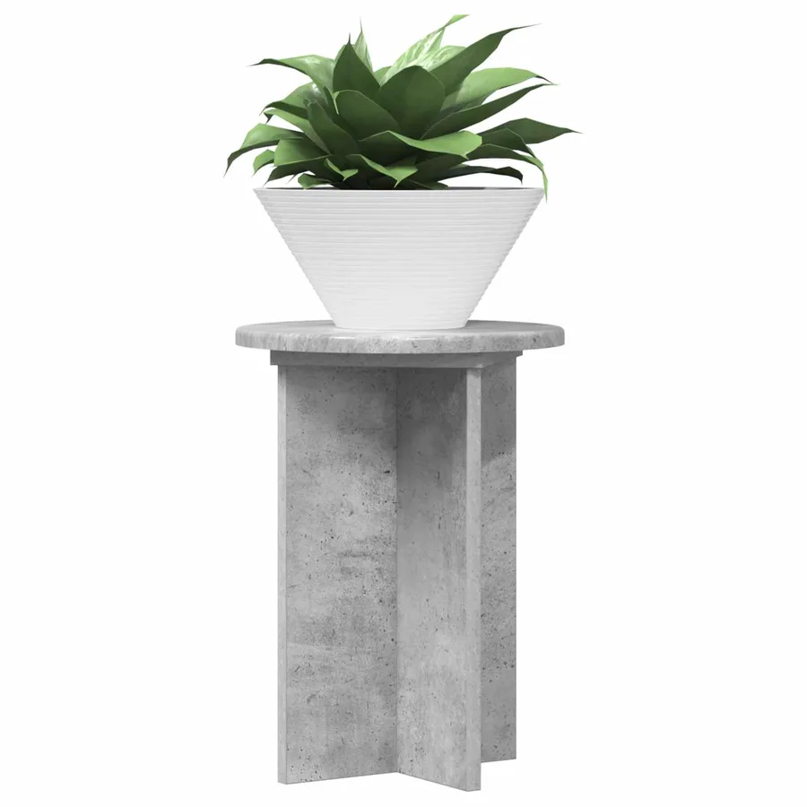Support de Plante 2 pcs Gris béton Ø29,5 x 40 cm - 3