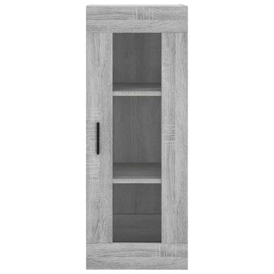 Buffet haut Sonoma gris 34,5x34x180 cm Bois d'ingénierie - 6
