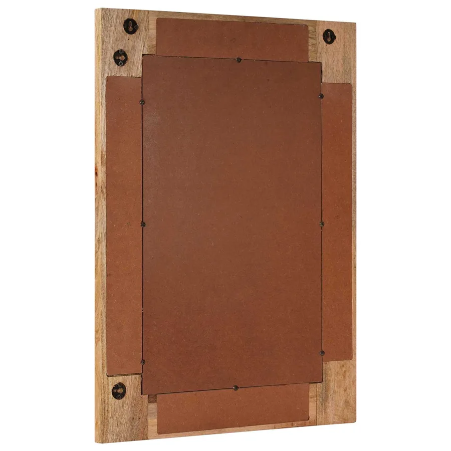 Miroir de salle de bain avec stockage Naturel 50 x 70 x 3 cm - 3