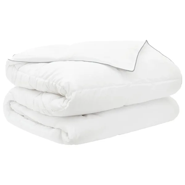 Couette d'été Blanc 240 x 220 cm Bambou