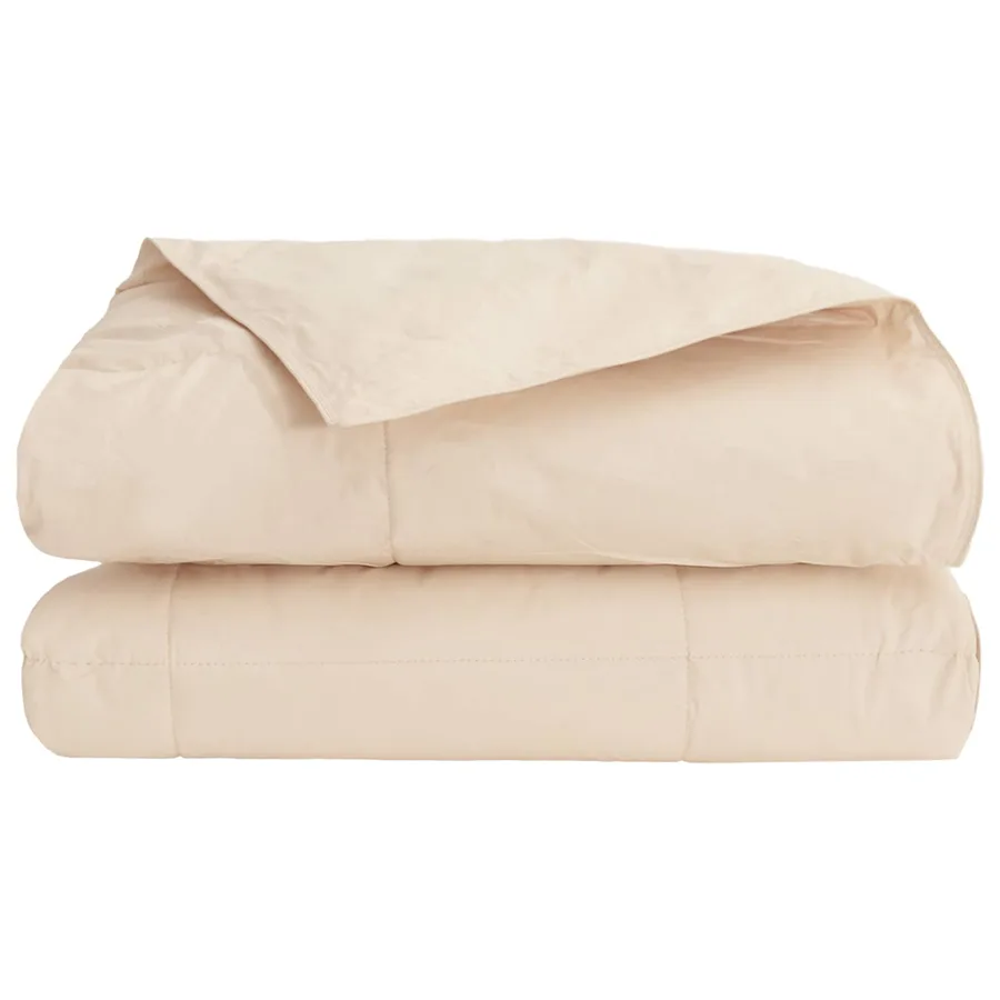 Couette d'été Beige 220 x 260 cm 100% Kapok Naturel - 4