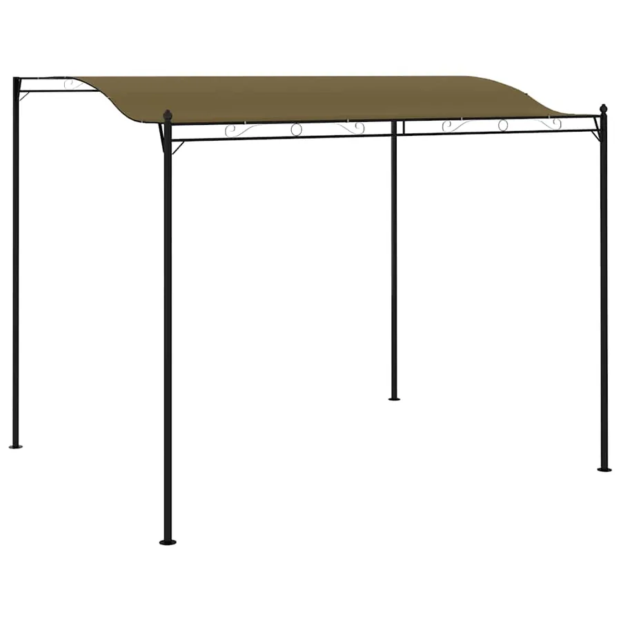 Auvent de parasol 3x2,4 m Taupe 180 g/m² - 2