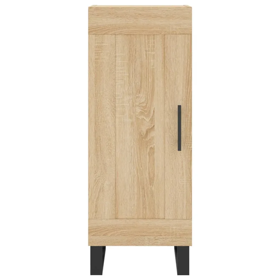 Buffet haut Chêne sonoma 34,5x34x180 cm Bois d'ingénierie - 8