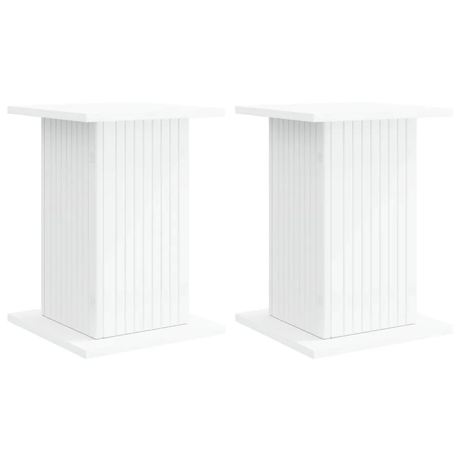Support de Plante 2 pcs Blanc 30,5 x 30 x 43 cm - 2