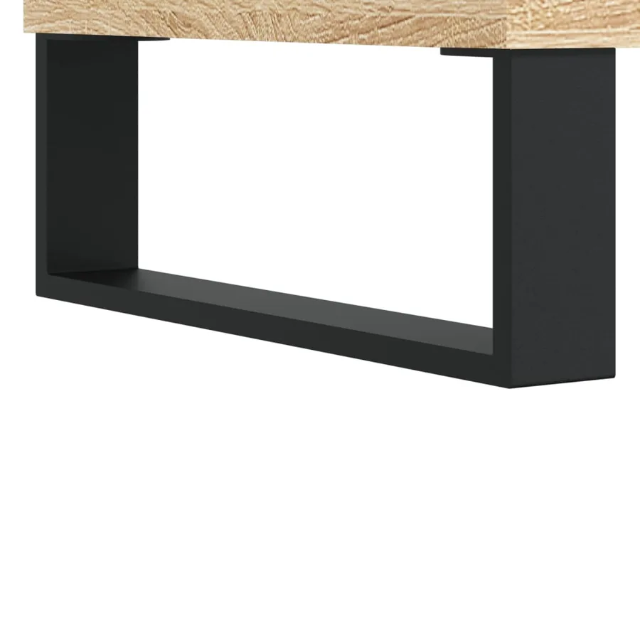 Buffet haut Chêne sonoma 34,5x34x180 cm Bois d'ingénierie - 11