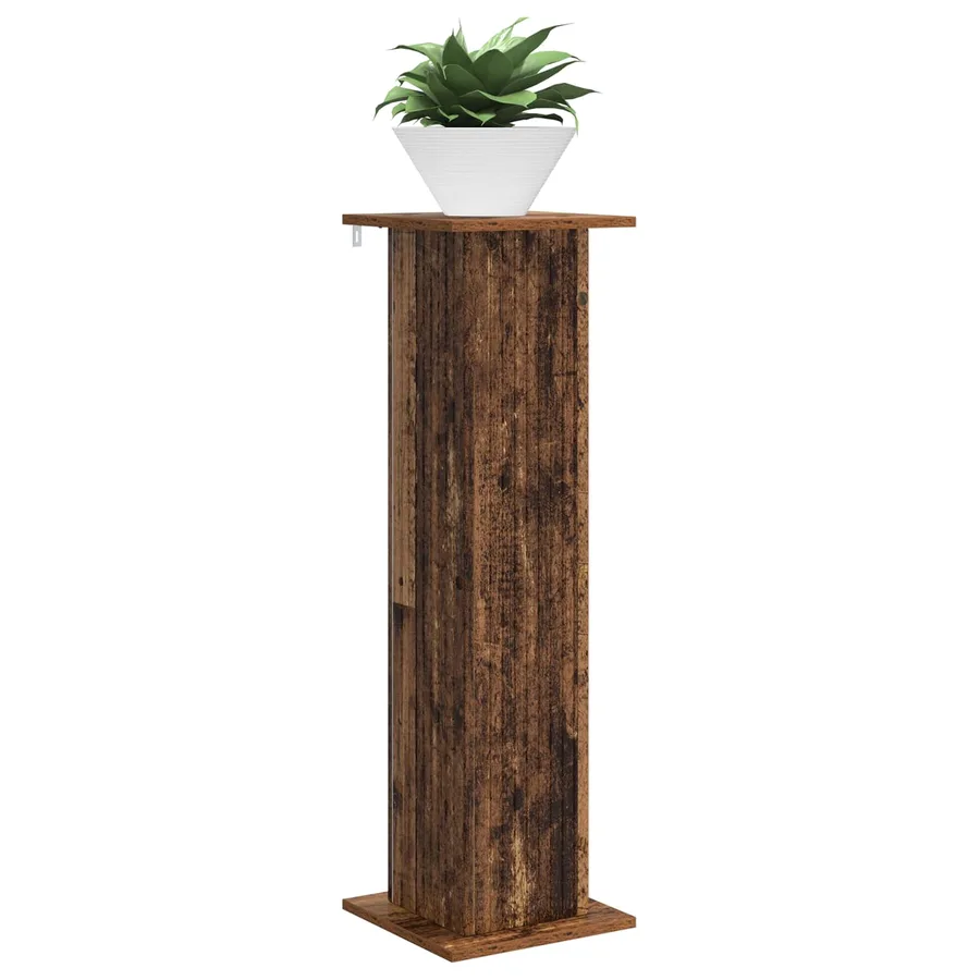 Support de Plante 2 pcs Bois ancien 30,5 x 30 x 100,5 cm - 3
