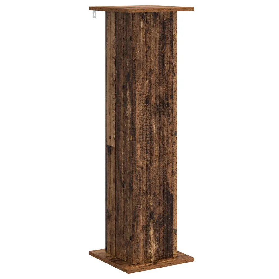 Support de Plante 2 pcs Bois ancien 30,5 x 30 x 100,5 cm - 5