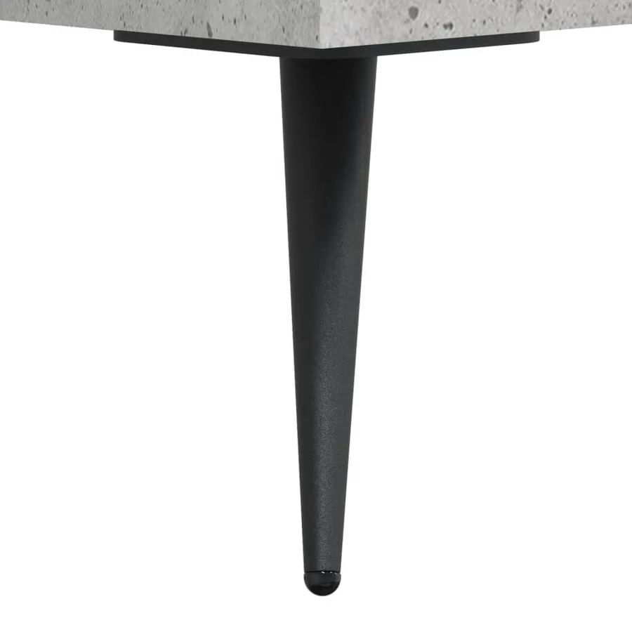 Buffet haut Gris béton 34,5x34x180 cm Bois d'ingénierie - 11