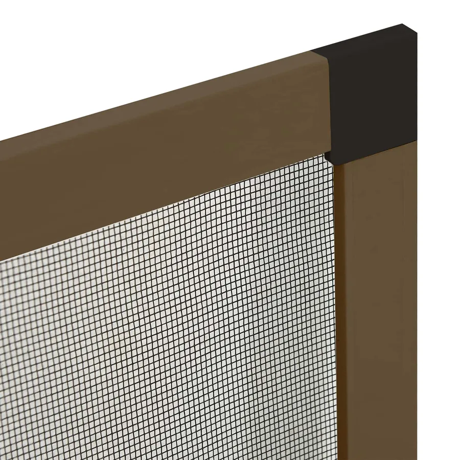 Écran anti-insectes pour fenêtres Marron 130 x 150 cm - 6