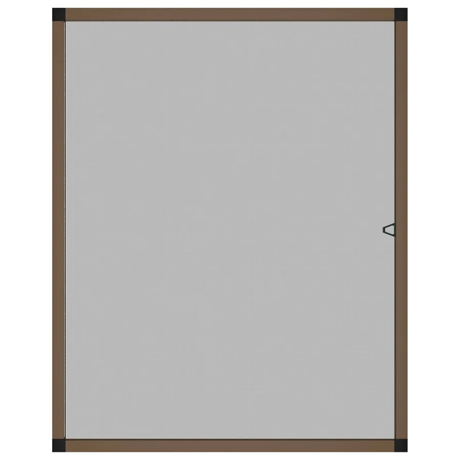Écran anti-insectes pour fenêtres Marron 110 x 130 cm - 3