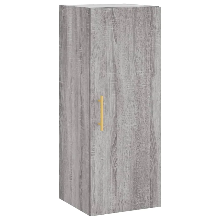 Armoire murale sonoma gris 34,5x34x90 cm - 2