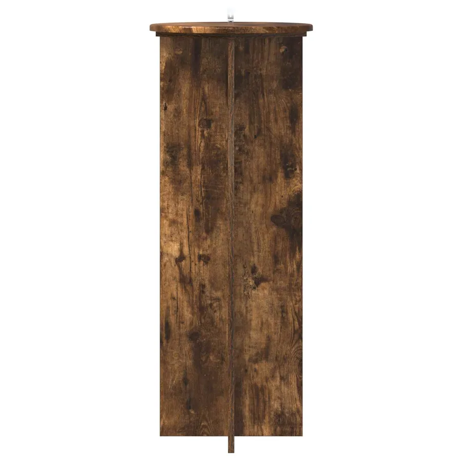 Support de Plante 2 pcs Chêne fumé Ø40 x 100 cm - 6