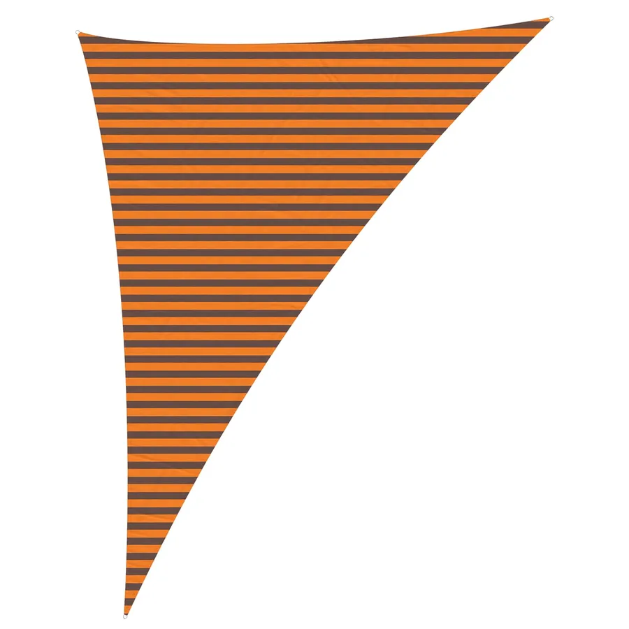 Voile d'ombre Orange et marron 4 x 5 x 6,4 m - 2