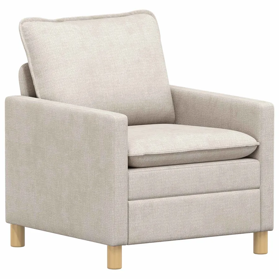Canapé Crème 76 x 81 x 87,5 cm Polyester - 2